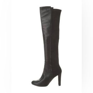 Stuart Weitzman 5050 Demi Leather Heel Boots